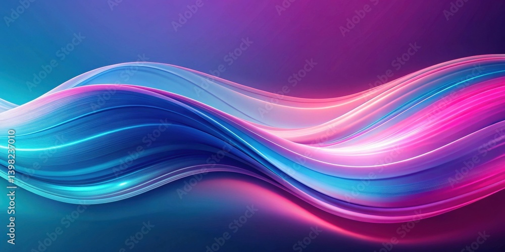 Poster abstract swirling vibrant hues a dynamic composition of flowing, intertwined, colorful waves with gr
