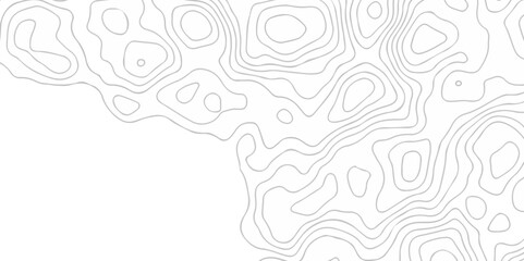 The vector topo map creative discovery White wave spiral grid stripe line map topography. vector geographic contour mounted map discovery location background.	