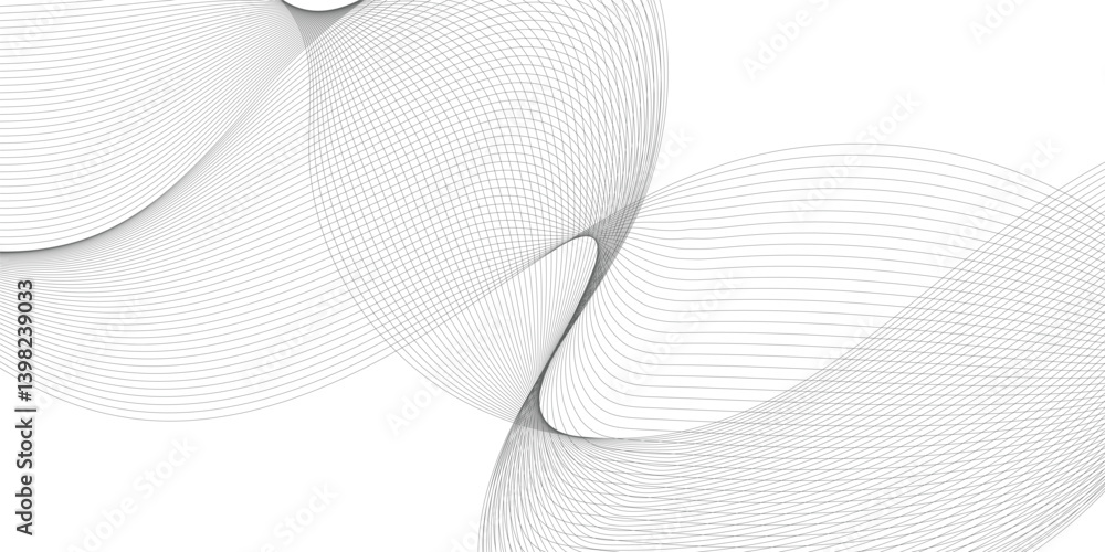 Poster abstract grey smooth element swoosh speed wave modern stream background. abstract wave line for broc