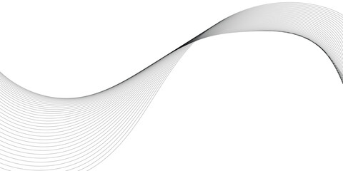 Abstract frequency sound wavy, twisted curve lines with blend effect. Technology abstract wavy curve lines on transparent background.  Abstract business wave curve lines background. Vector 