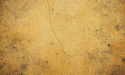 Vintage abstract background with halftone dots, yellowed newspaper effect, faded print, creased paper surface, analog feel