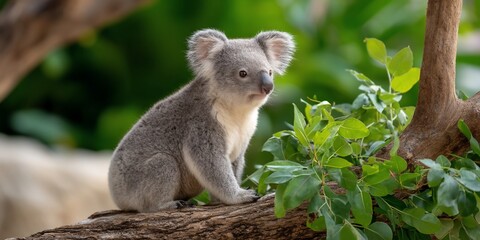 Obraz premium Koala on Branch