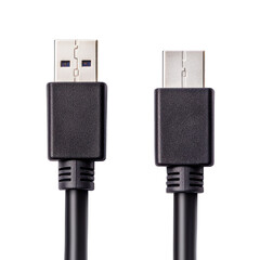 Dynamic usb cutout background computer accessory modern workspace clean environment top-down view for seo impact