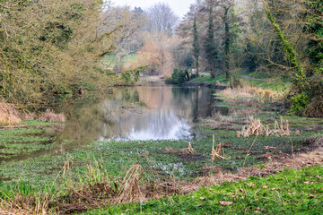 Manor Park Country Park in West Malling near Maidstone, Kent, England