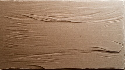 Naklejka premium Wrinkled Brown Paper Texture Background.