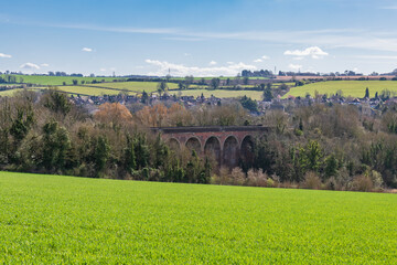 The village of Eynsford near Dartford in Kent, England and its Viaduct that spans the Darenth valley