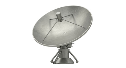 Isolated Satellite Dish