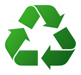 Obraz premium PNG A recycle symbol white background recycling circle.