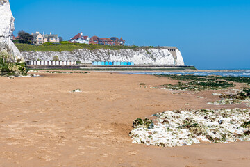 Dumpton Bay between Broadstairs and Ramsgate in Kent, England
