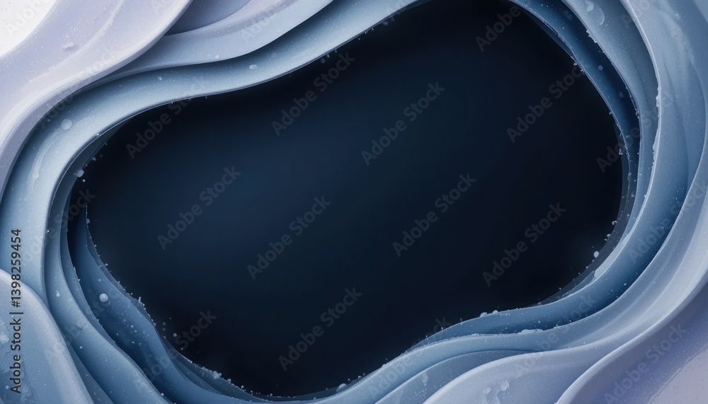 Poster creating abstract fluid art designs studio digital artwork creative environment close-up view contem