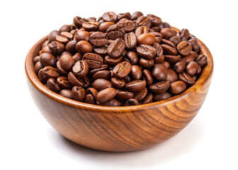 Fototapeta premium coffee beans on white background