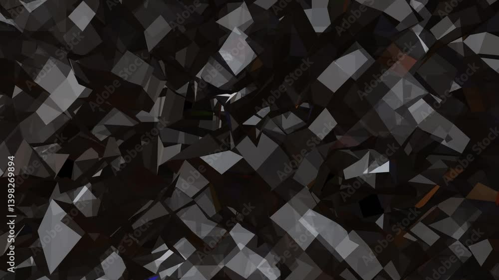 Poster abstract dark geometric background animation for text concept