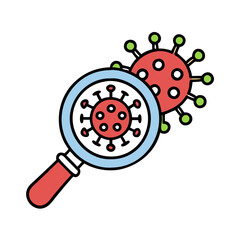 coronavirus icon, coronavirus vector illustration-simple illustration of coronavirus, perfect for coronavirus logos and icons