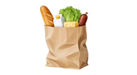 Isolated Grocery Bag
