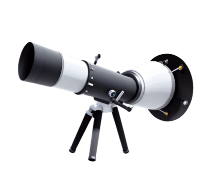 Detailed Illustration of a Modern Space Telescope, Exploring the Cosmos with Cutting-Edge Technology and Advanced Optics for Deep Space Observation and Discoveries