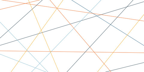 Fototapeta premium A colorful Abstract luxury geometric random chaotic lines with many triangles shape background. 