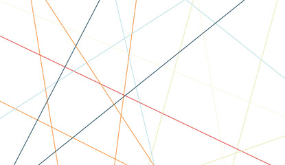 Obraz premium Abstract banner with an asymmetric texture. Colorful chaotic lines of modern design. vector illustration.