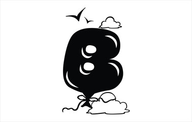 Elegant Letter B logo Vector Template. Initial Letter B Logo Design. Creative And Modern B logo