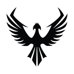 Naklejka premium Black Phoenix Logo Images 