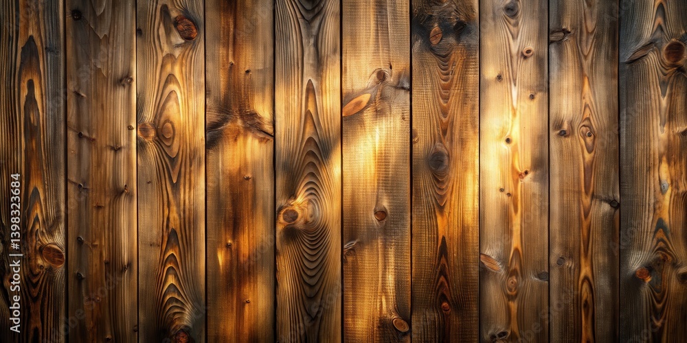 Poster richly textured wooden planks, showing warm hues and intricate grain patterns, ideal for rustic desi