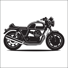 Fototapeta premium Cafe Racer silhouette clipart