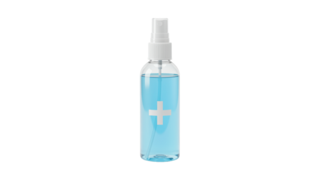 Isolated antiseptic spray
