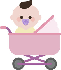 유모차 탄 아기