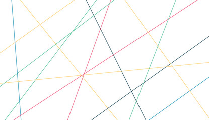 A colorful Abstract luxury geometric random chaotic lines with many squares and triangles shape background.