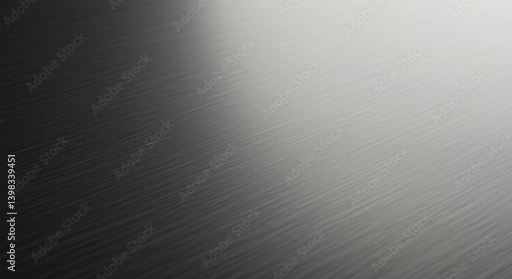 Poster Brushed metal surface texture creating a gradient effect material