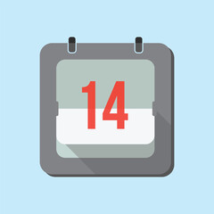 flat calendar icon