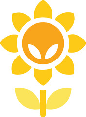 Rose, Tulip, Lily, Daffodil, Sunflower, Orchid, Chrysanthemum, Violet, Lavender, Daisy, flower logo Icon