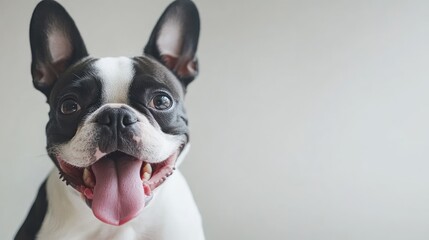 Happy French Bulldog Puppy Portrait