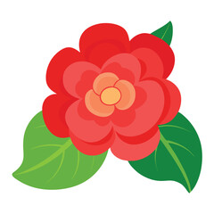 Carnation flower vector isolated on white background