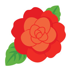 Carnation flower vector isolated on white background