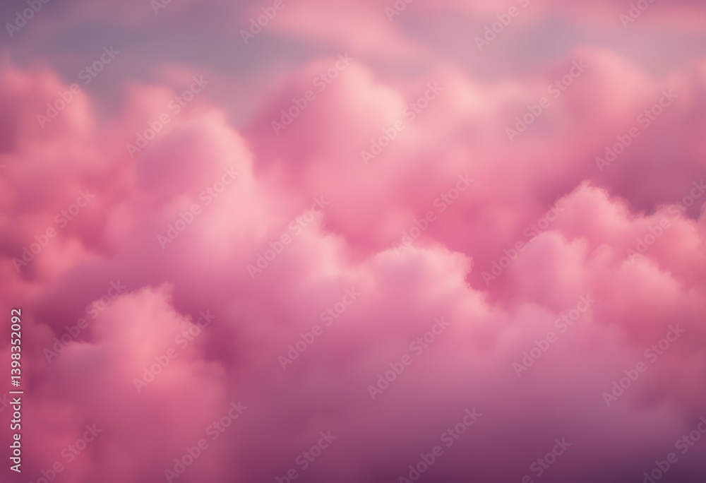Canvas Prints blurred clouds spring background abstract pink multicolored colored space blur illustration watercol