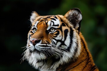 Obraz premium Close-up of tiger's head