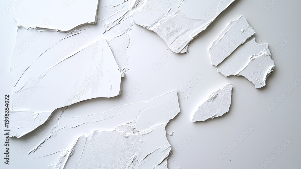 Poster abstract white texture art display studio space photography minimalistic close-up view creative conc