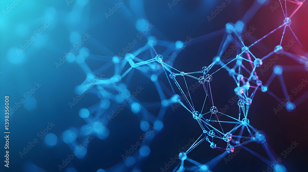 Aufkleber abstract network technology design background
