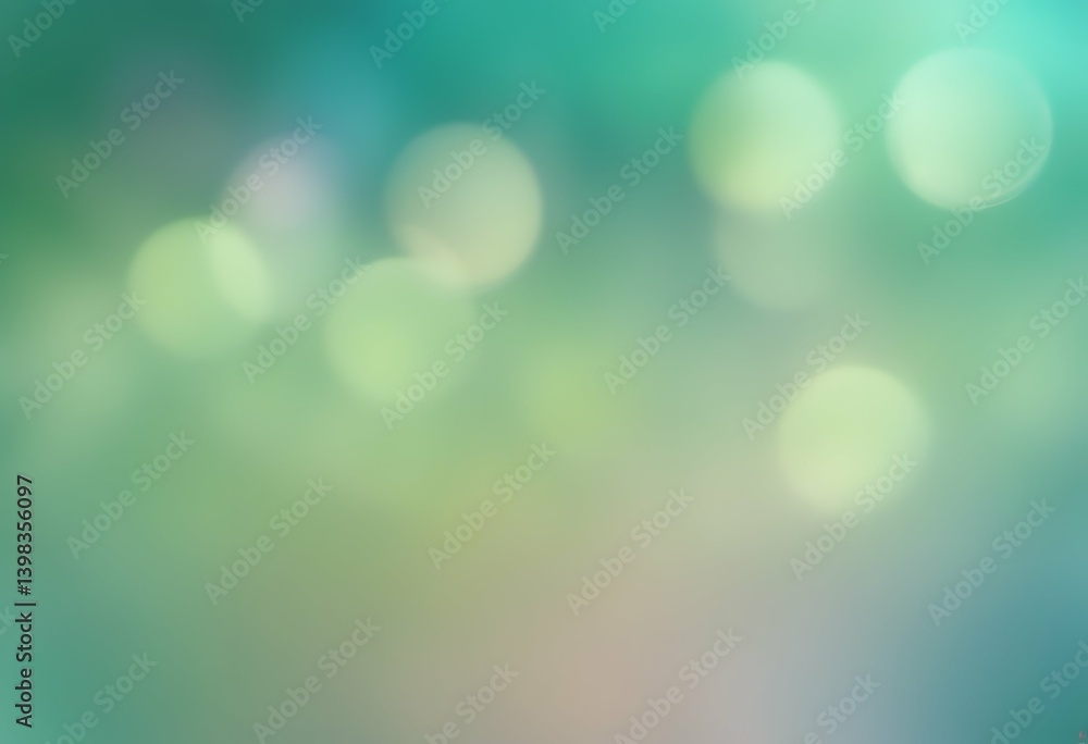 Poster green turquoise horizontal space medium pastel blurred sea bokeh image texture iridescent header col