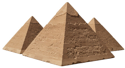 Isolated Egyptian Pyramids