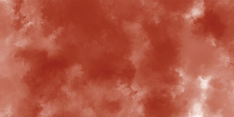 Smoky Red Cloud Expanding in Space Against Dark Contrast

