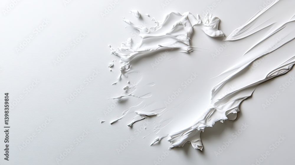 Poster creative texture exploration abstract art white background visual composition close-up artistic conc