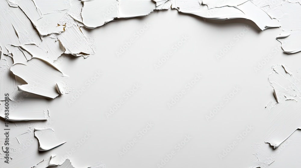 Poster artistic white background texture studio space image capture minimalist aesthetic close-up view