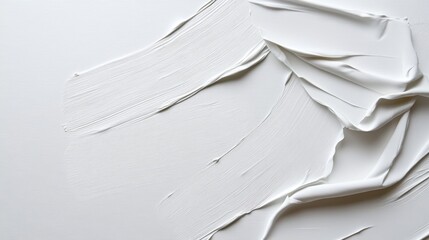 Obraz premium Artistic action with white texture studio space close-up image soft lighting abstract concept