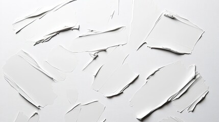 Obraz premium Artistic white background texture abstract design minimalist style studio setting close-up view