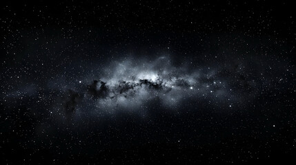 Vast Expanse Of Deep Space With Nebula And Stars