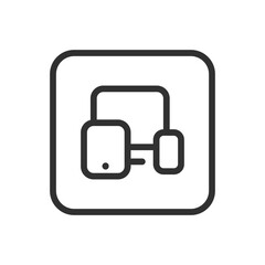 Obraz premium Devices Icon – Mobile, Tablet, Computer Collection for Technology and Gadgets