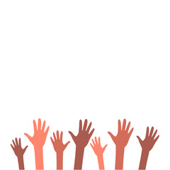 Obraz premium Women's History Month With Hands