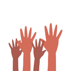 Women's History Month With Hands