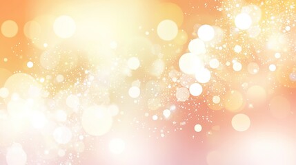 Obraz premium Abstract Gold and Peach Bokeh Background